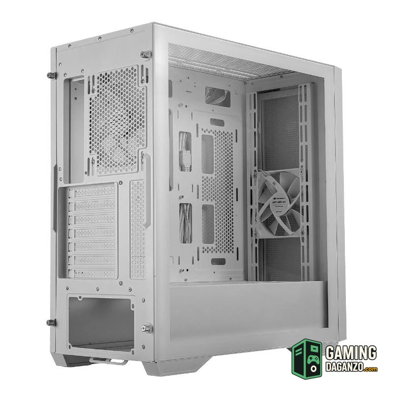 Cougar Caja Miditorre Uniface White-Cajas y fuentes-1 Gamingdaganzo.com