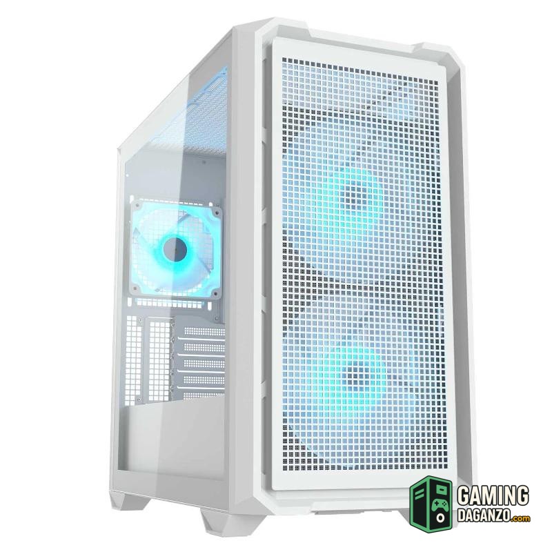 Cougar Caja Minitorre MX600 Mini Rgb Blanca-Cajas y fuentes-1 Gamingdaganzo.com