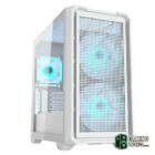 Cougar Caja Minitorre MX600 Mini Rgb Blanca-Cajas y fuentes-2 Gamingdaganzo.com