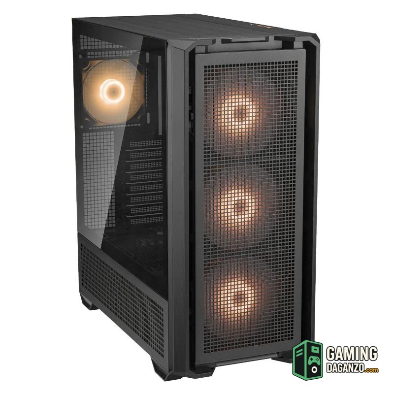 Cougar Caja Minitorre MX600 Mini Rgb Negro-Cajas y fuentes-1 Gamingdaganzo.com