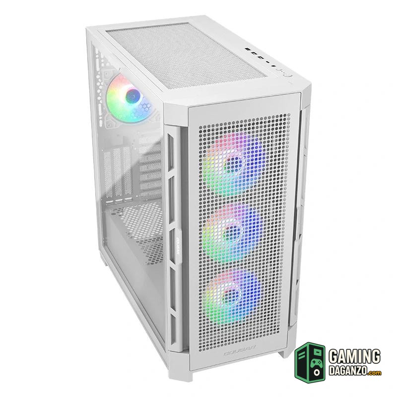 Cougar Caja Semitorre Airface Pro Rgb Blanca-Cajas y fuentes-1 Gamingdaganzo.com
