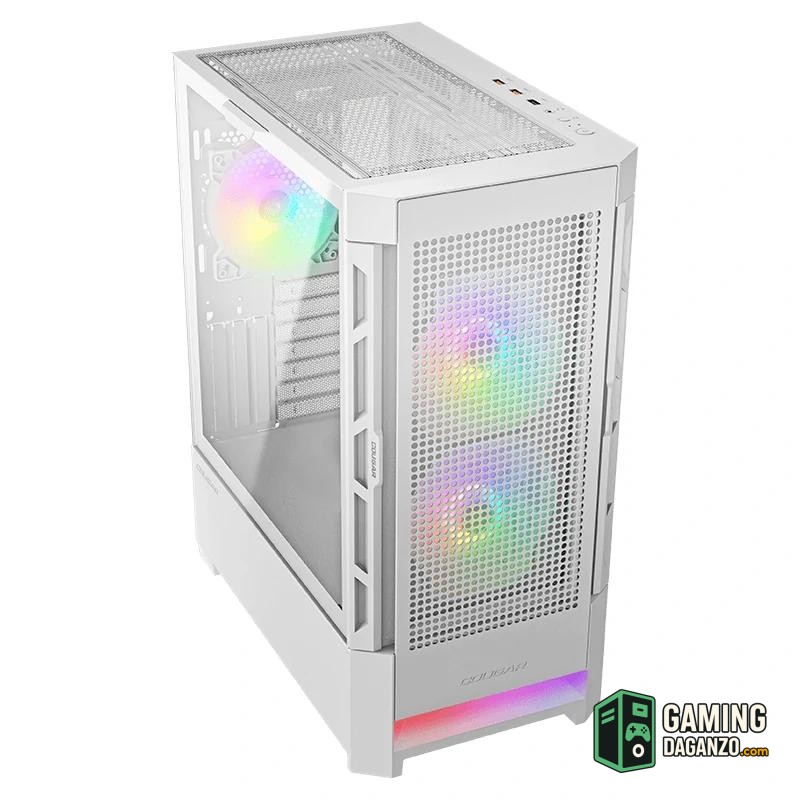 Cougar Caja Semitorre Airface Rgb Blanco-Cajas y fuentes-1 Gamingdaganzo.com