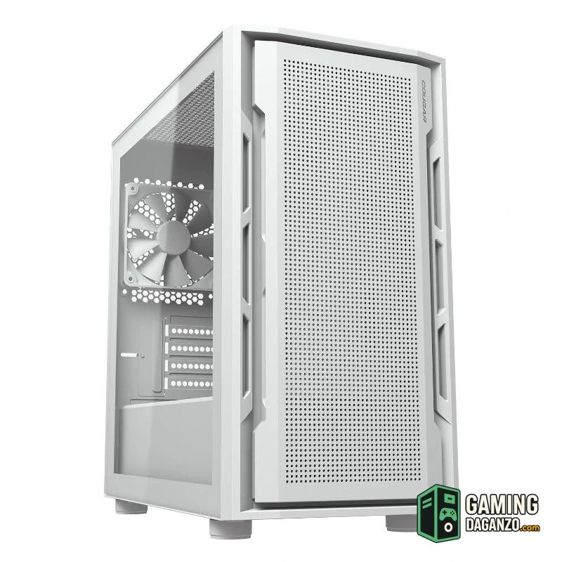 Cougar Caja Uniface Mini White-Cajas y fuentes-1 Gamingdaganzo.com