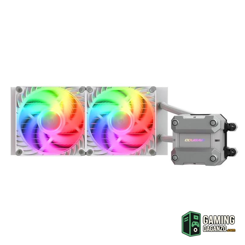 Cougar Poseidon Ultra 240 Argb Blanco-Micros y ventiladores-1 Gamingdaganzo.com
