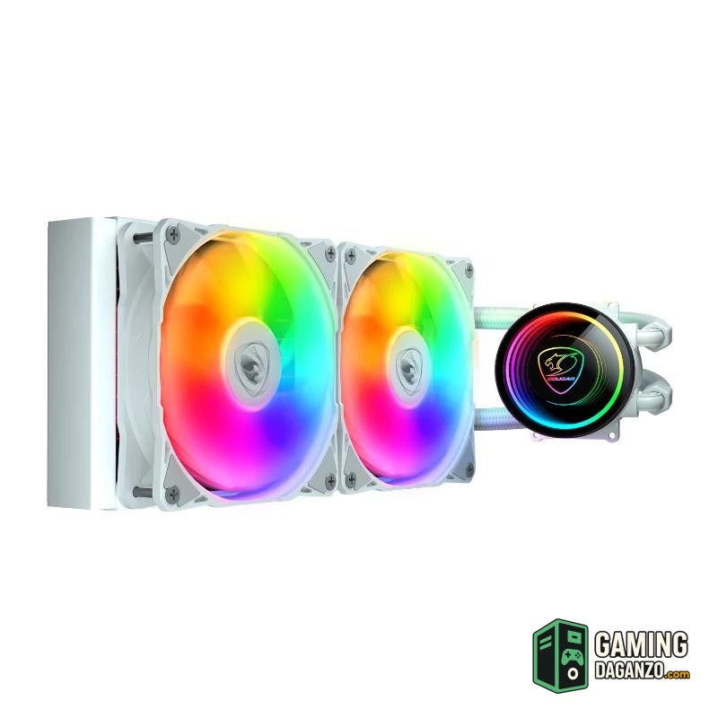 Cougar Ref. Liquid.Poseidon Elite ARGB 240 White-Micros y ventiladores-1 Gamingdaganzo.com