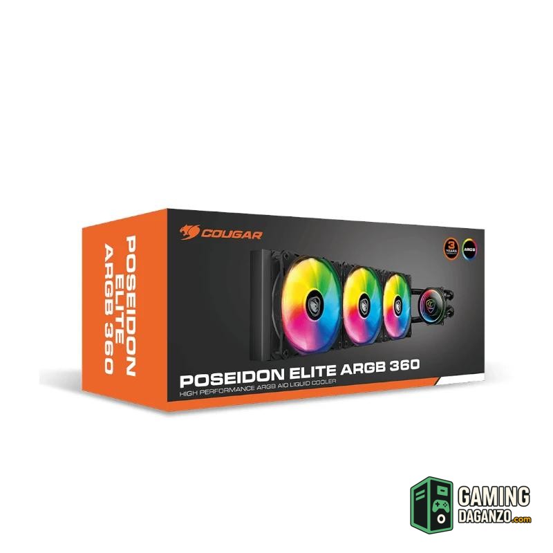 Cougar Ref. Liquid.Poseidon Elite ARGB 360-Micros y ventiladores-1 Gamingdaganzo.com