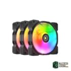 Cougar Ventilador Mhp 120 Argb Pack 3-Micros y ventiladores Gamingdaganzo.com