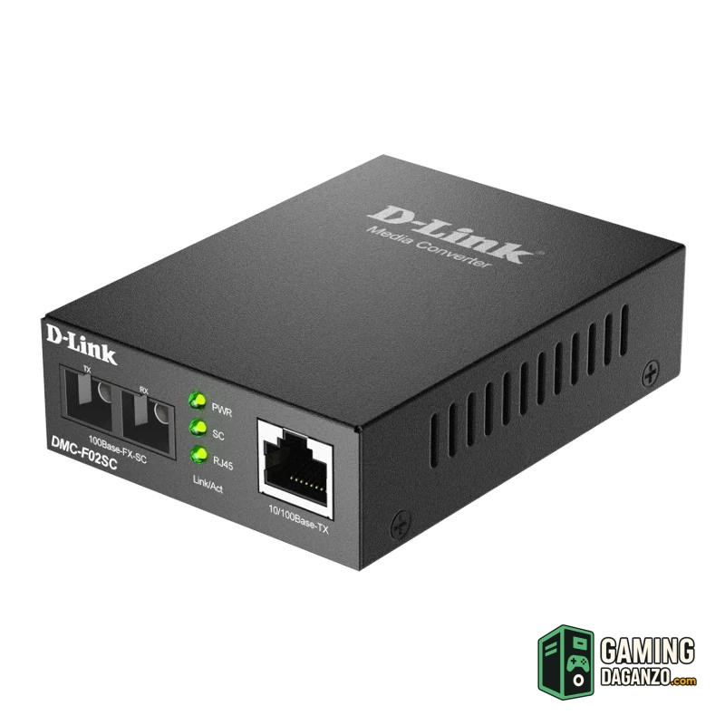 D-Link DMC-F02SC Conversor Medios SC MM 2Km-Adaptadores red-1 Gamingdaganzo.com