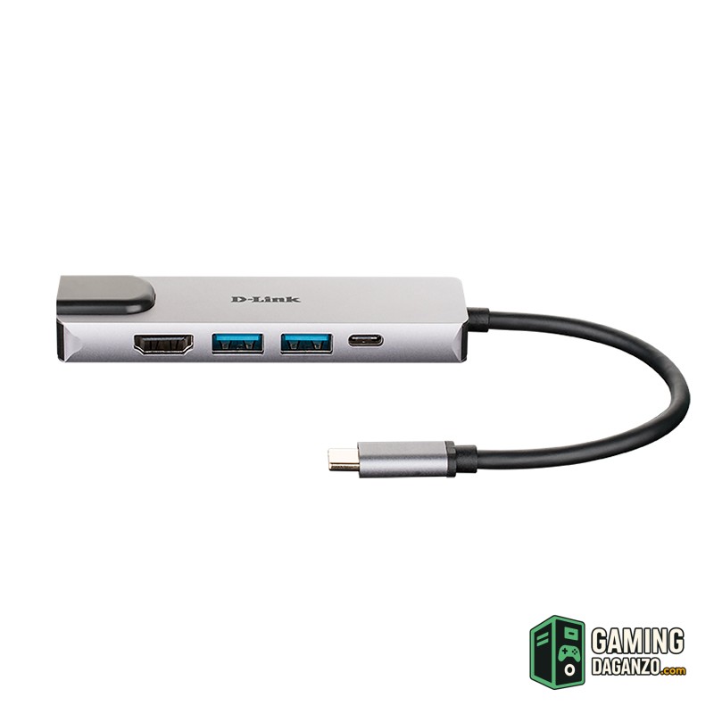 D-Link DUB-M520 Hub USB-C HDMI/2USB 3.0/USB-C/Ethe