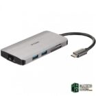 D-Link DUB-M810 Hub USB-C 8 en 1 HDMI/Eth/CardRead