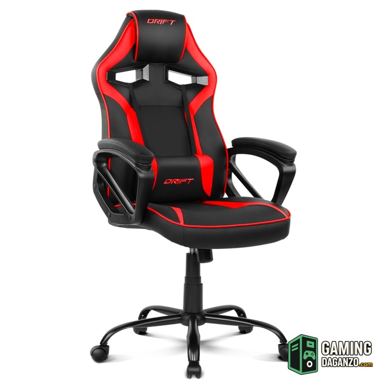Drift Silla Gaming DR50 Negro/ Rojo-Accesorios Gaming-1 Gamingdaganzo.com