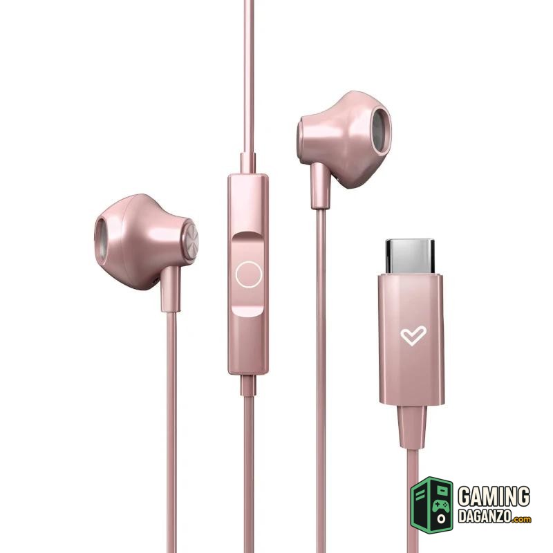 Energy Sistem Auriculares EasyPods Type C Rose-Audio-1 Gamingdaganzo.com