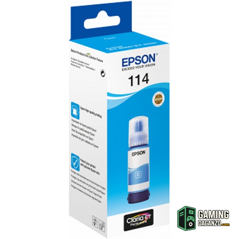 Epson Botella Tinta Ecotank 114 Cyan