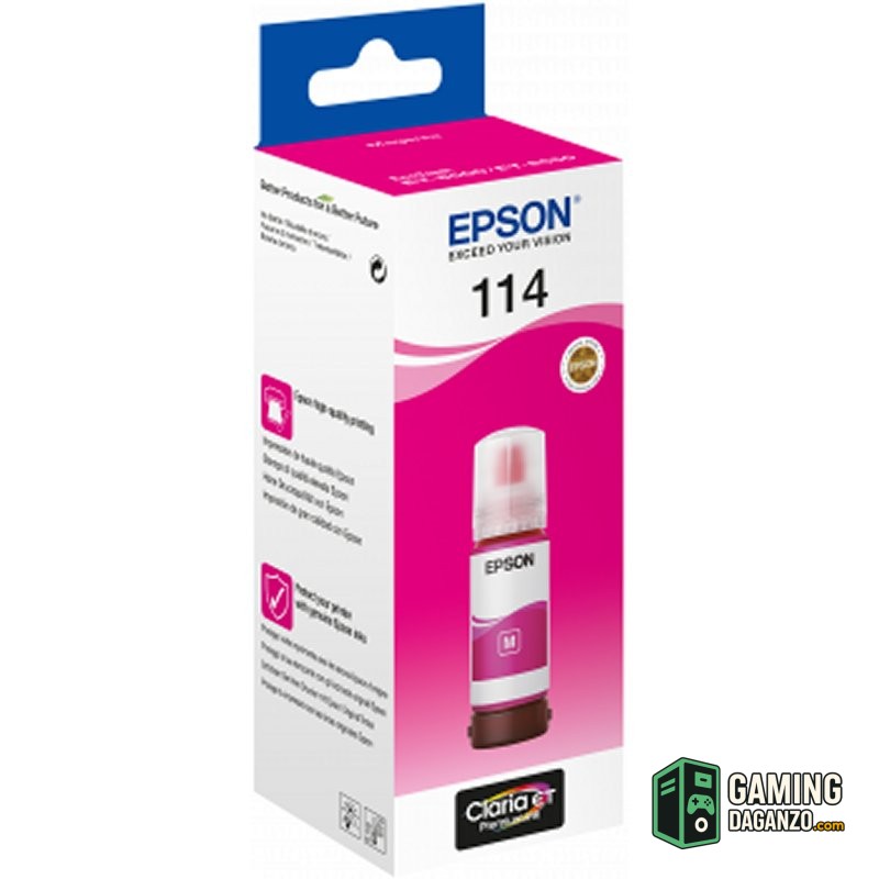 Epson Botella Tinta Ecotank 114 Magenta