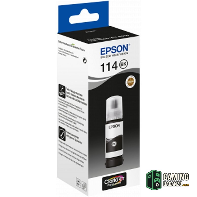 Epson Botella Tinta Ecotank 114 Negro