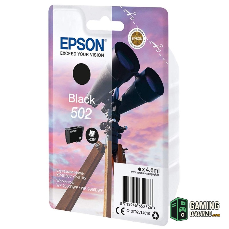 Epson Cartucho 502 Negro