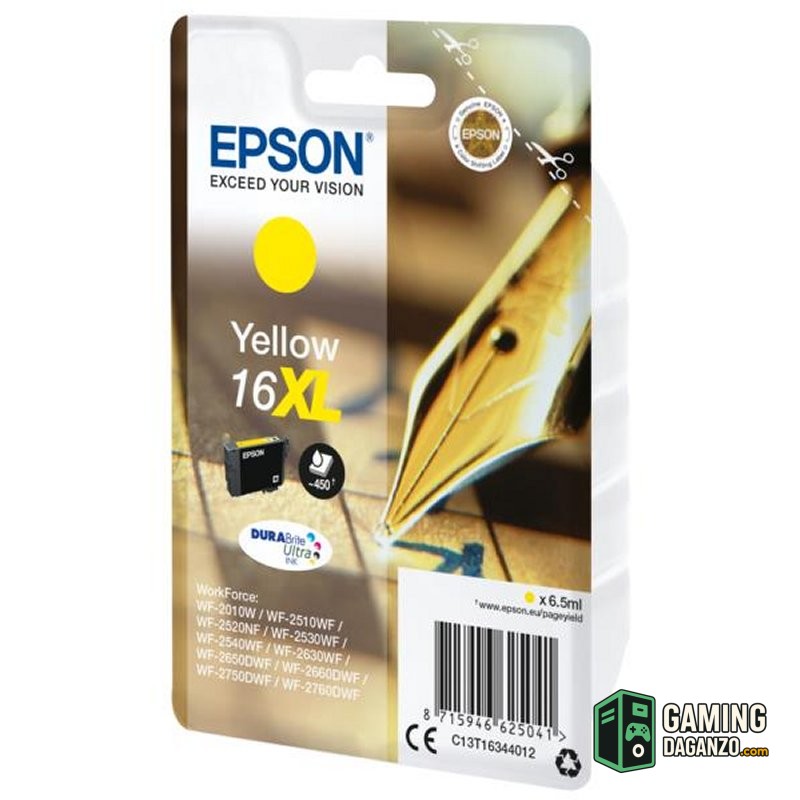 Epson Cartucho T1634XL Amarillo