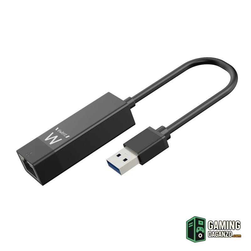EWENT ADAPTADOR DE RED GIGABIT USB 3,2 Gen 1-Adaptadores red-1 Gamingdaganzo.com