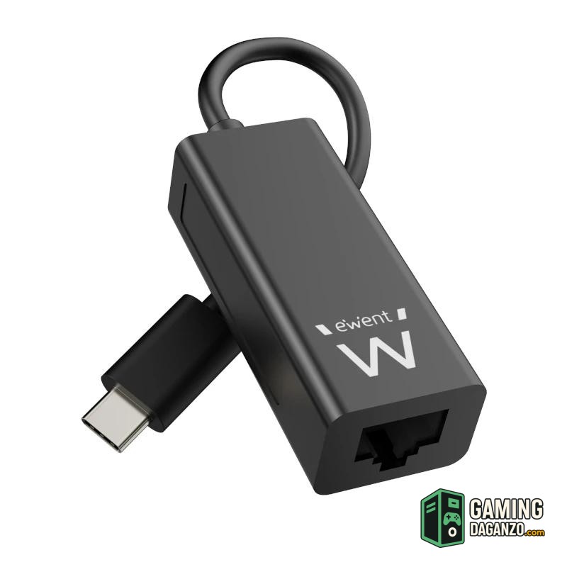 EWENT ADAPTADOR DE RED GIGABIT USB-C-Adaptadores red-1 Gamingdaganzo.com