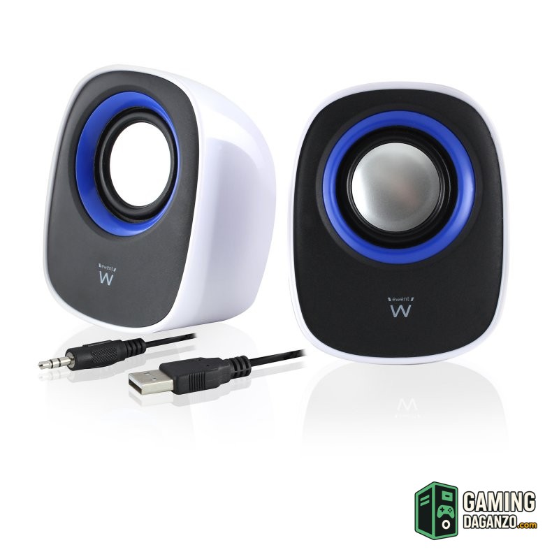EWENT Altavoces escritorio 2.0 usb-Audio-1 Gamingdaganzo.com
