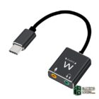 Ewent Cable adaptador de audio USB tipo C/ Jack-Accesorios Imagen y Sonido Gamingdaganzo.com