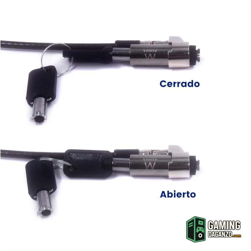 EWENT Cable Seguridad Nano con Llave
