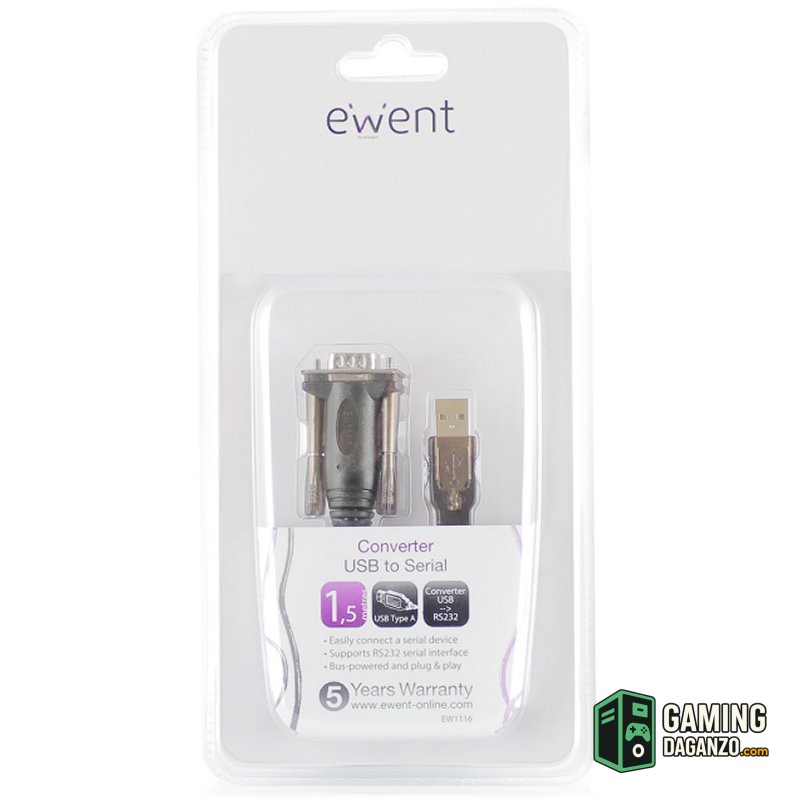 Ewent Cable USB a Serie-Accesorios PC y TPV-1 Gamingdaganzo.com