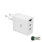 EWENT Cargador carga rapido 65w usb-c y usb-a