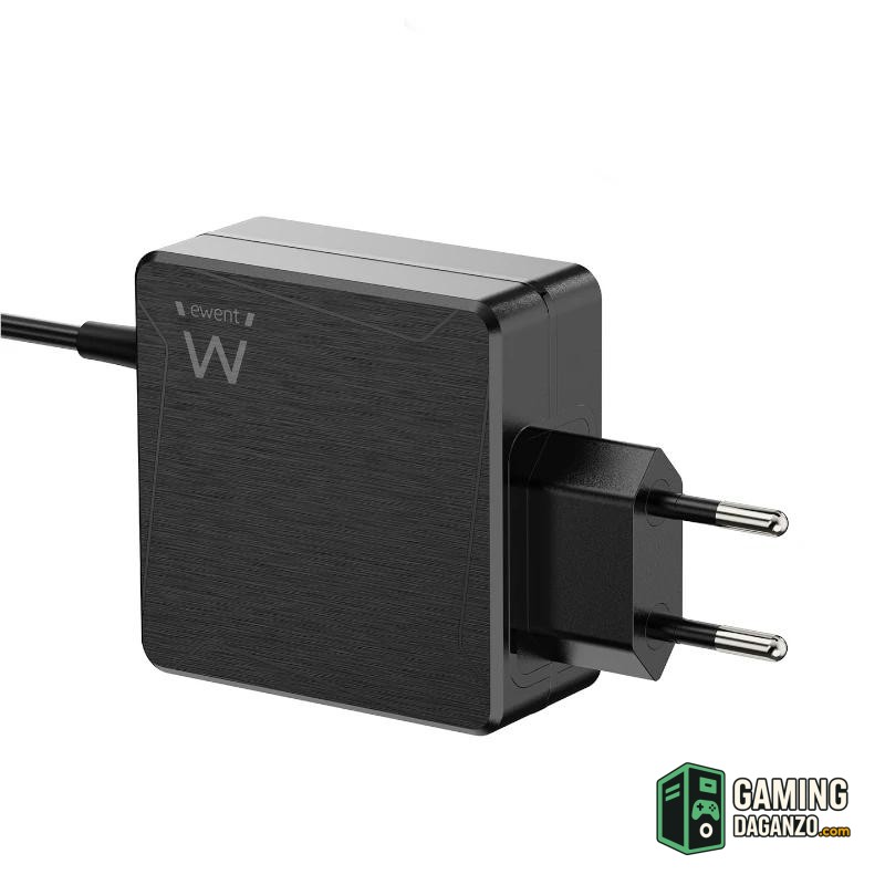 EWENT Cargador USB-C PD 45W +Puerto usb-A