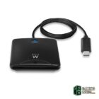 EWENT EW1055 Lector Tarjetas USB-C/ DNI electronic-Lectores tarjetas Gamingdaganzo.com