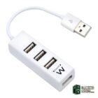 EWENT EW1122 MINI-HUB USB 4 PUERTOS BLANCO