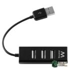 Ewent EW1123 MINI-HUB USB 4 Puertos Negro