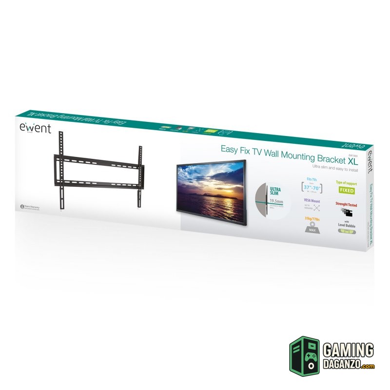 EWENT EW1503 soporte TV pared Bracket XL, 37 - 70"-Accesorios Imagen y Sonido-1 Gamingdaganzo.com