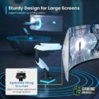 EWENT EW1509 Soporte monitor 0-49" con luces RGB-Accesorios Imagen y Sonido-3 Gamingdaganzo.com