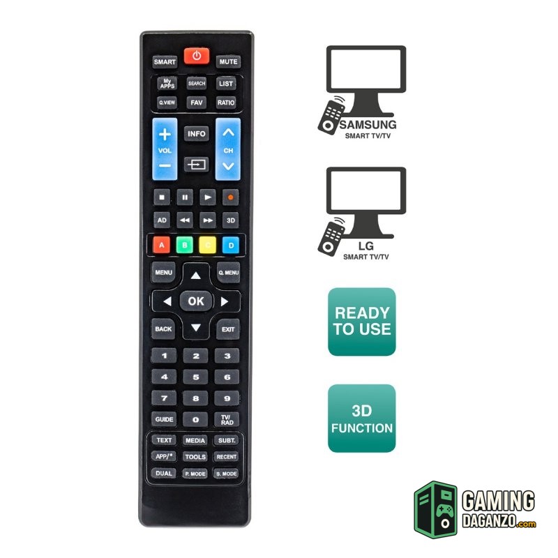 EWENT EW1575 Mando TV universal para LG y Samsung-Accesorios Imagen y Sonido-1 Gamingdaganzo.com