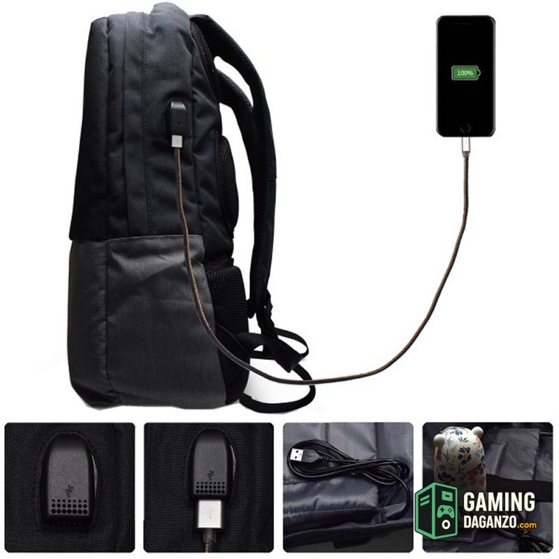 EWENT EW2529 Mochila 17.3" + Puerto usb