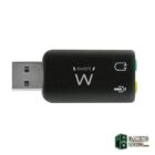 EWENT EW3751 Adaptador Usb soundcard 5.1-Accesorios PC y TPV-1 Gamingdaganzo.com