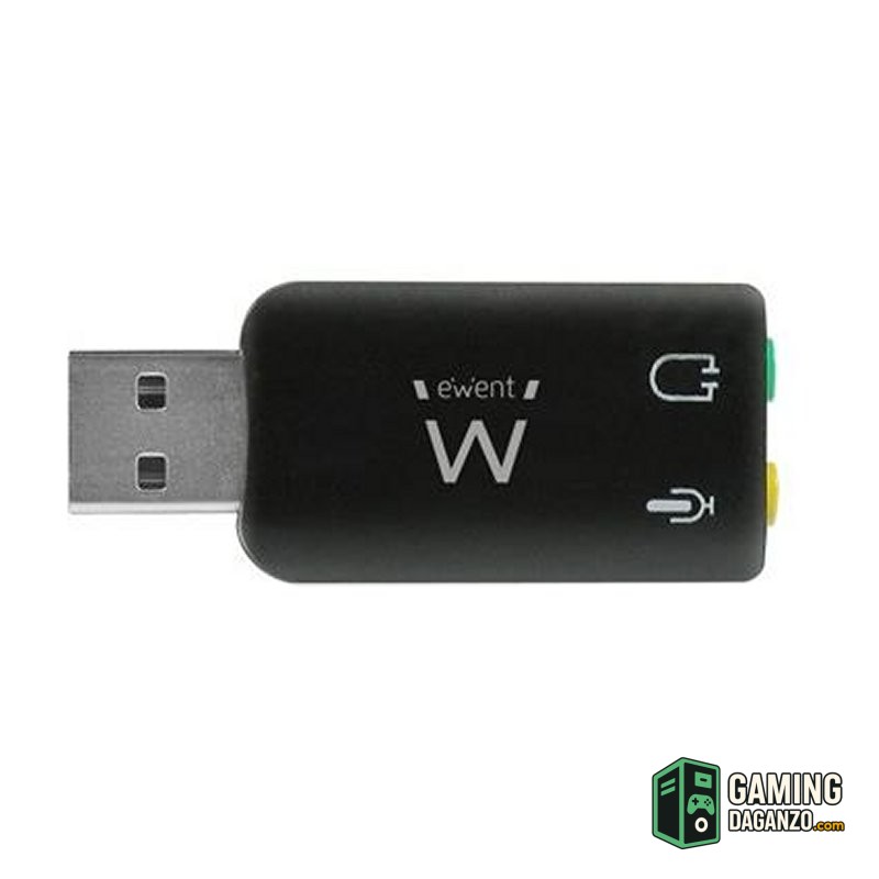 EWENT EW3751 Adaptador Usb soundcard 5.1-Accesorios PC y TPV-1 Gamingdaganzo.com