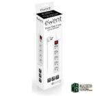 EWENT EW3916  Regleta 5 Tomas / 1 interruptor 1.5m
