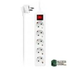 EWENT EW3916  Regleta 5 Tomas / 1 interruptor 1.5m