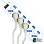 EWENT EW3932-5m Regleta 6 Tomas / 6 interruptor 5m