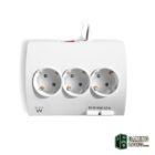 EWENT EW3935 Regleta 5 Schuko + 2 usb 2.1A