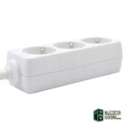 Ewent Ew3958 Regleta 3 tomas Blanco