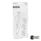 Ewent Ew3958 Regleta 3 tomas Blanco