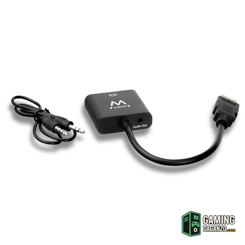 EWENT EW9864 Adaptador Hdmi/Vga con Audio-Accesorios Imagen y Sonido-1 Gamingdaganzo.com