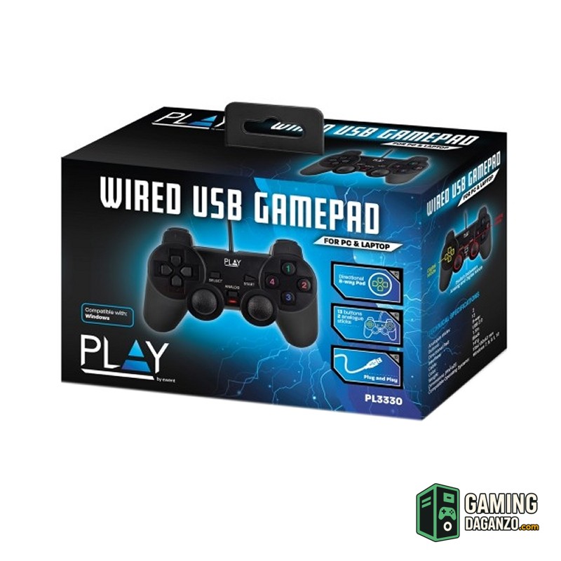 Ewent Mando Juego PC PL3330 USB-Accesorios Gaming-1 Gamingdaganzo.com