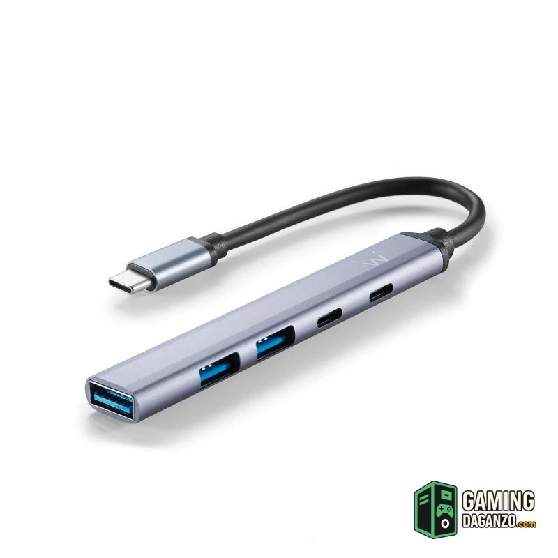 Ewent multipuerto usb tipo-c. 5*1