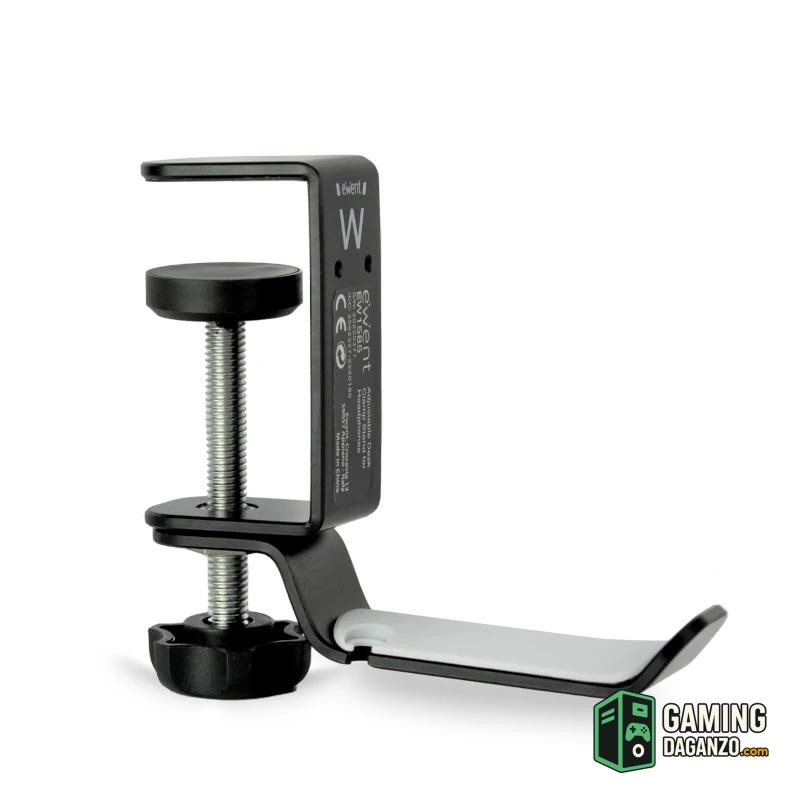 EWENT Soporte Auriculares ajustable escritorio-Accesorios PC y TPV-1 Gamingdaganzo.com