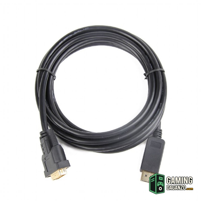 Gembird Adaptador DisplayPort (M) a DVI (M) 1,8 Mt-Accesorios Imagen y Sonido-1 Gamingdaganzo.com