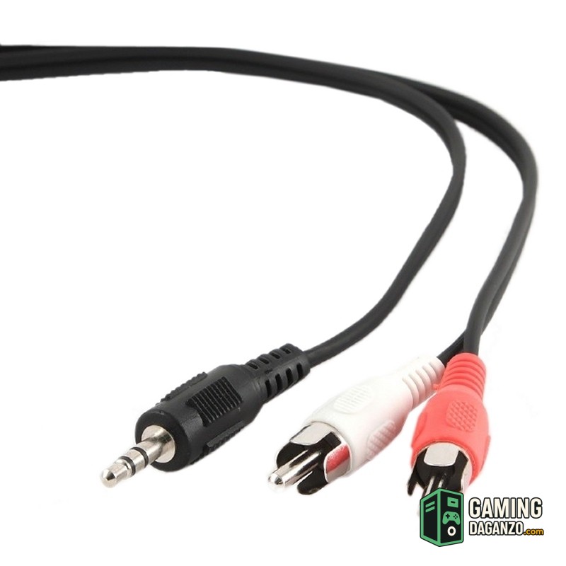 Gembird Cable Audio MJACK RCA M/M 5 Mts-Accesorios Imagen y Sonido-1 Gamingdaganzo.com